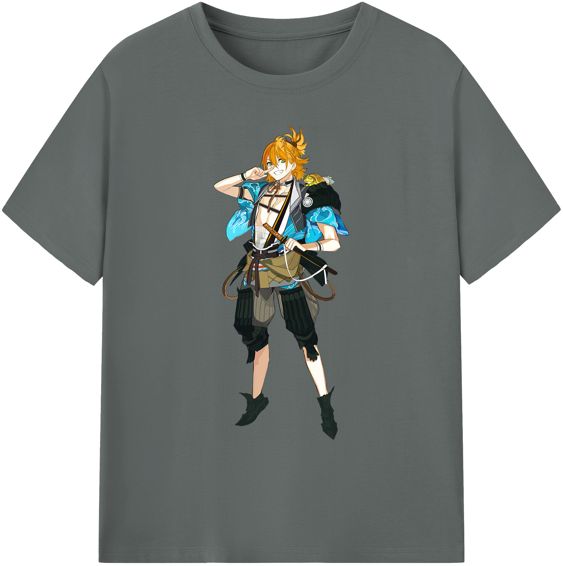 （画像用） 刀剣乱舞 Touken Ranbu 綿100％ メンズ半袖Tシャツ｜肌触りやわらか＆通気性
